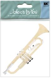 Trumpet, 3D scrapbook embellishment, LARGE, (Jolee's by You)