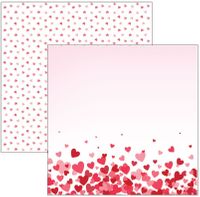 Valentine #2, double-sided, scrapbook paper (Scrapbook Customs)