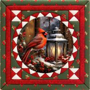 Quilt-Magic No Sew Wall Hanging Kit, Cardinal #951