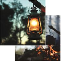 Happy Camper Collection, Warm Glow, double-sided scrapbook paper (Reminisce)