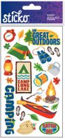 The Great Outdoors, scrapbook stickers (Sticko) 