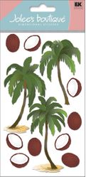 Coconut Palms, 3-D LE GRANDE scrapbook stickers (Jolee's Boutique)<br><font color=red>50% off</font>