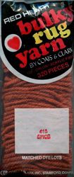 #616 Spice - Bulky Rug Yarn by Red Heart, Latch Hook Yarn, 320 pieces