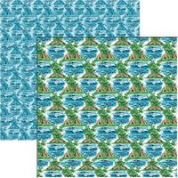 Paradise Collection, Hawaiian Village, double-sided, scrapbook paper (Reminisce)<br><font color=red>25% off</font>  
