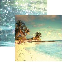 Picture Perfect Collection, Paradise Beach, double-sided, scrapbook paper (Reminisce)<br><font color=red>25% off</font>  