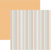 Stitch 'n Sew Collection, Stitches & Stars, double-sided, scrapbook paper (Reminisce)<br><font color=red>25% off</font>