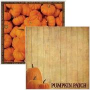 Pumpkin Patch, autumn, double sided, scrapbook paper (Reminisce)