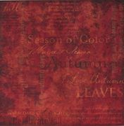 Season of Color Collage, autumn scrapbook paper (Karen Foster Design)