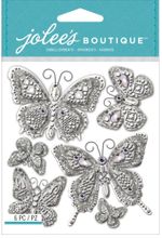 Butterfly Bling, 3D scrapbook stickers (Jolee's Boutique)<br><font color=red>33% off</font>
