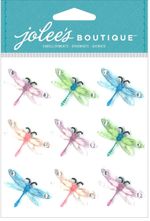 Dragonflies, animal 3D scrapbook stickers (Jolee's Boutique)