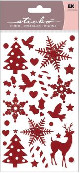Christmas Joy, 4" x 7" scrapbook stickers (Sticko)<br><font color=red>25% off</font>