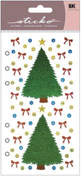 Christmas Trees, 4" x 7" scrapbook stickers (Sticko)<br><font color=red>25% off</font>