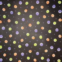 Halloween Dots, scrapbook paper (Karen Foster Design)