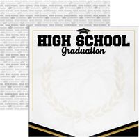 High School Graduation, double-sided scrapbook paper (Scrapbook Customs)