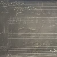 Practice, Practice, music scrapbook paper (Paper House)