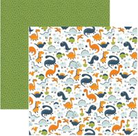 Dino-Mite Collection, Dinosaurs Rule, double-sided scrapbook paper (Echo Park)