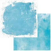 Spectrum Gardenia Collection, Blue, double-sided scrapbook paper (49 and Market)<br><font color=red>25% off</font>