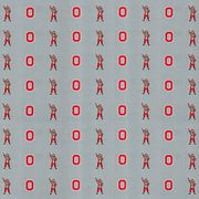 Ohio State University (Brutus) gray background, scrapbook paper, 12" x 12" (Sports Solution) 