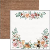 Coffee Break #06, food, double-sided, scrapbook paper (P13)<br><font color=red>18% off</font>