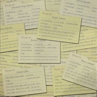 Grandma's Recipes, scrapbook paper (Karen Foster Design)