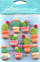 Cacti Repeats, plants 3D scrapbook stickers (Jolee's Boutique)<br><font color=red>33% off</font>
