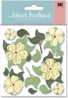Cream Buds, 3-D flower scrapbook stickers (Jolee's Boutique)<br><font color=red>50% off</font>  