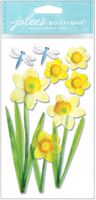 Daffodils, flower 3D scrapbook stickers, Le Grande (Jolee's Boutique) 