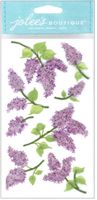 Lovely Lilacs, flowers 3D scrapbook stickers, Le Grande (Jolee's Boutique) 
