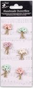 Fairy Garden, Paper Bouquet, 6/Pkg, flower scrapbook stickers (Little Birdie)<br><font color=red>25% off</font> 