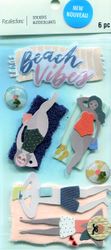Beach Vibes, 3-D scrapbook stickers (Recollections)<br><font color=red>25% off</font>