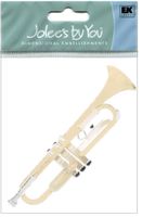 Trumpet, 3D scrapbook embellishment, LARGE, (Jolee's by You)