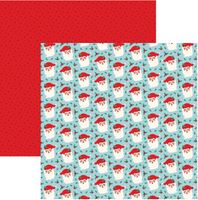 Happy Holidays Collection, Holly and Jolly, Christmas double-sided scrapbook paper (Echo Park)<br><font color=red>25% off</font>
