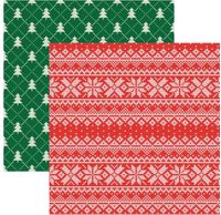 Santa's Sweater Collection, Santa's Sweater, Christmas, double-sided, scrapbook paper (Reminisce)<br><font color=red>25% off</font>
