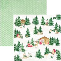 Santa's Workshop #3, double-sided scrapbook paper (P13 )<br><font color=red>25% off</font>