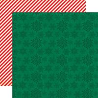 Season's Greetings Collection, Snowflake Wishes, double-sided scrapbook paper (Carta Bella)<br><font color=red>25% off</font>