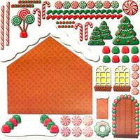 Gingerbread Lane - House, Die Cut Cardstock Stickers, Christmas scrapbook (Reminisce)