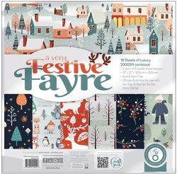 A Very Festive Fayre, Christmas, 18 scrapbook papers & tags (Tonic Studios)<br><font color=red>23% off</font>