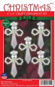 Crystal Angels, Beaded Ornament Kit 2"X3" Set of 10 (Design Works)