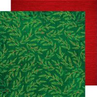 Wrapped in Ribbons #3, Christmas double sided scrapbook paper (Vicki Boutin)
