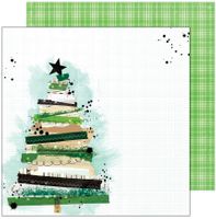 Wrapped in Ribbons #8, Christmas double sided scrapbook paper (Vicki Boutin)