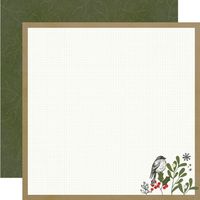 The Holiday Life Collection, Welcome Christmas double sided scrapbook paper (Simple Stories)
