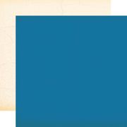 Season's Greetings, Blue/Cream, Christmas double sided scrapbook paper (Carta Bella)