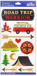 Road Trip Warrior, scrapbook stickers (Sticko)<br><font color=red>33% off</font>