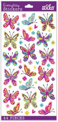 Spicier Butterflies, scrapbook stickers (Sticko)<br><font color=red>33% off</font>