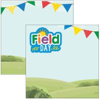 Field Day, school double-sided scrapbook paper (Scrapbook Customs) 