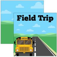 Field Trip, school double-sided scrapbook paper (Scrapbook Customs) 
