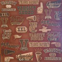 High School - Varsity, scrapbook paper - (American Traditional)