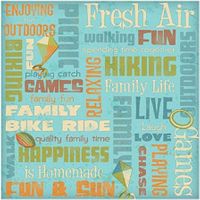Fresh Air Collage, scrapbook paper (Karen Foster)