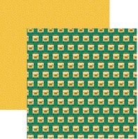 Off to School Collection - School Bus Ride, double-sided scrapbook paper (Echo Park) 