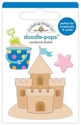 Doodle Pops, Diggin' Summer, 3D scrapbook sticker (Doodlebug Designs)